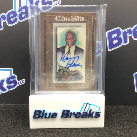 2022 - Topps Allen & Ginter - Danny Glover - Mini Framed Auto