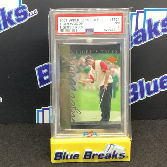 2001 Upper Deck Golf - TT24 PSA 7