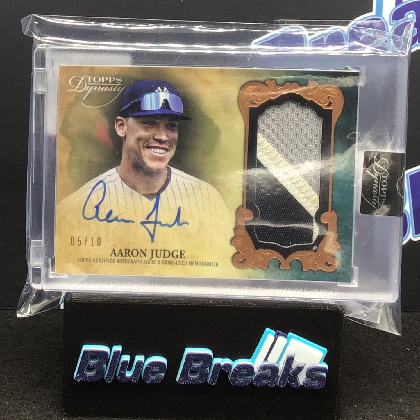 2021 Topps Dynasty Aaron Judge auto relic 05/10 #DAP-AJ3 Yankees