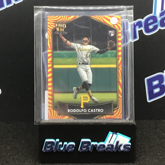 2022 Topps Transcendent Baseball VIP Party Rodolfo Castro 1/1 #29 Pirates