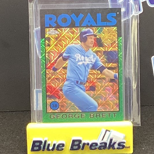 2021 - Topps 35th Anniversary Chrome - George Brett 85/99 #86BC-48 Royals