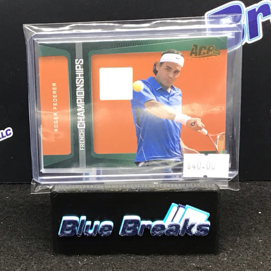 2007 Ace Authentic Roger Federer relic #FC-3 French Championship