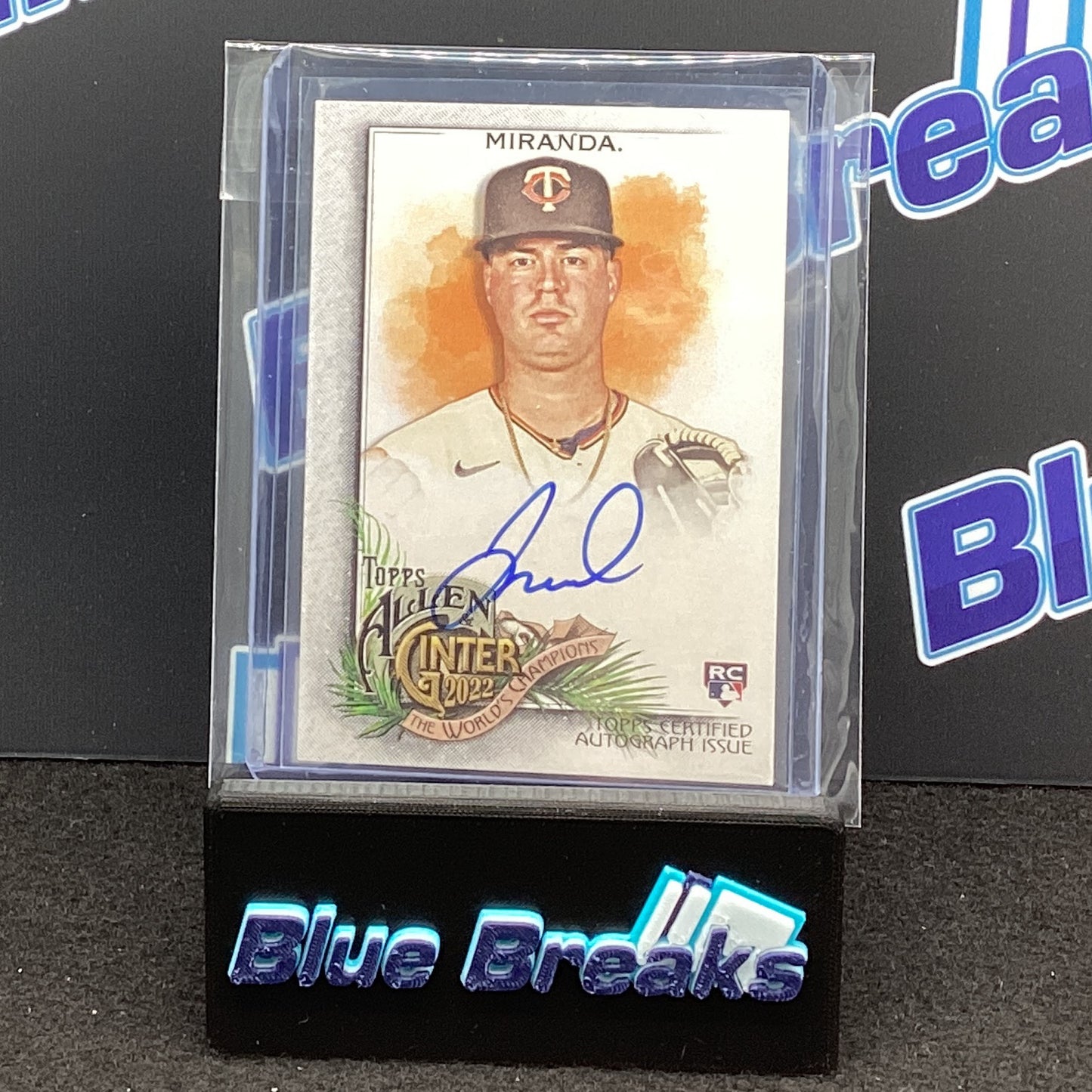 2022 Allen & Ginter Jose Miranda auto #FA-JM Twins