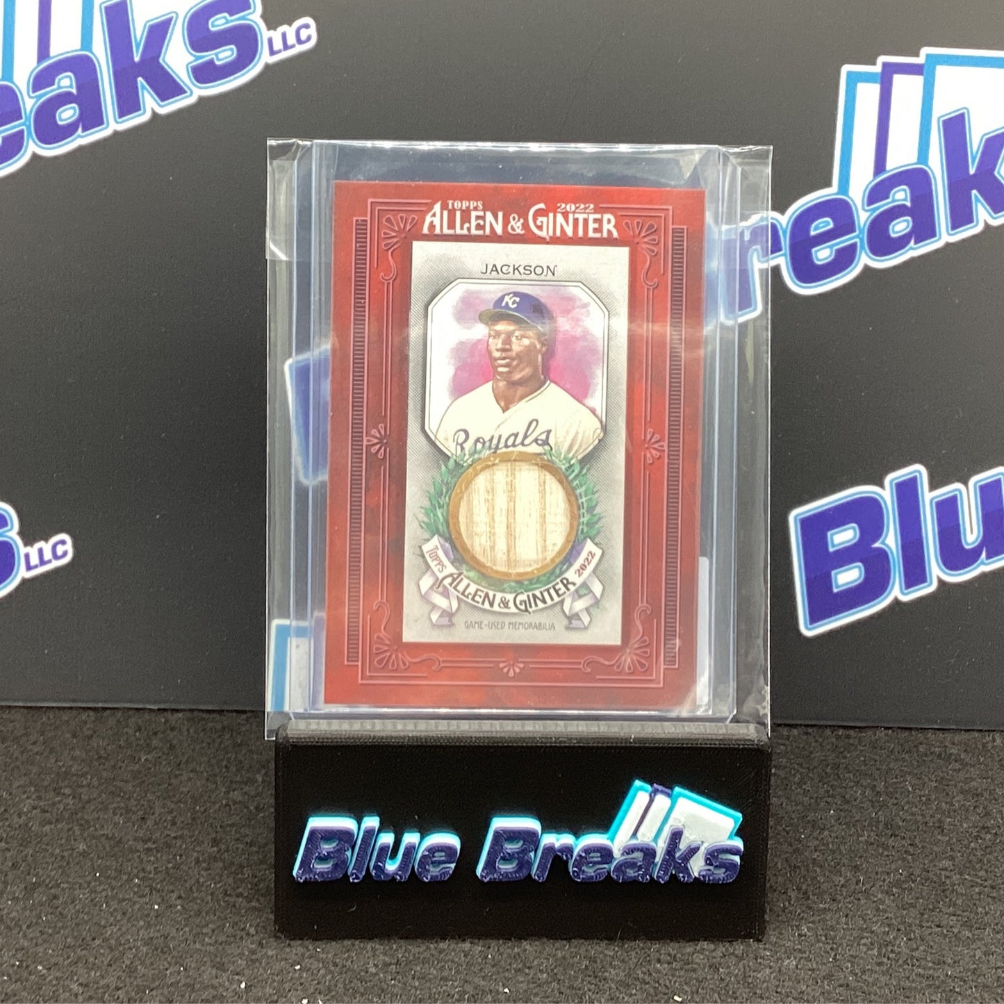 2022 Allen & Ginter Bo Jackson mini relic #MFR-BJ Royals