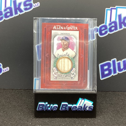 2022 Allen & Ginter Bo Jackson mini relic #MFR-BJ Royals