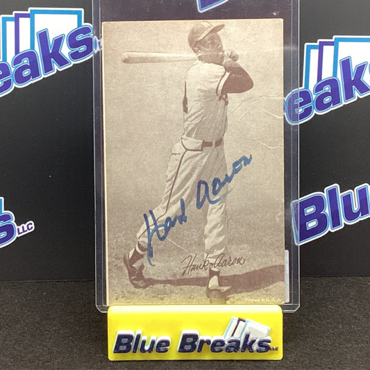 Hank Aaron Signed Exhibit - Beckett T81253