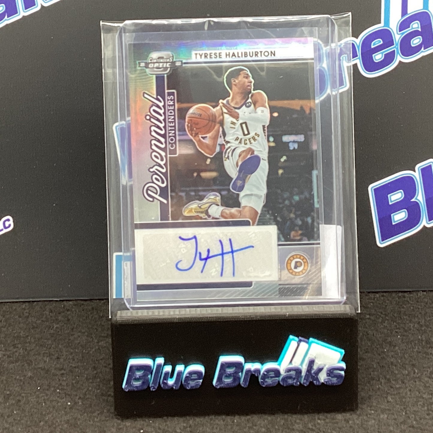 2021-22 Panini Contenders Optic Draft Picks Tyrese Haliburton auto 32/75 #PCA-TYH Pacers