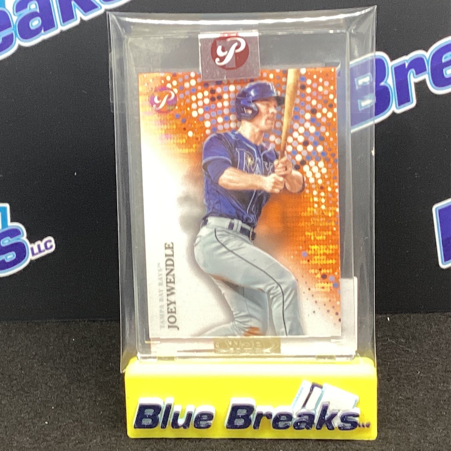 2022 Topps Pristine Orange Joey Wendle encased 23/25