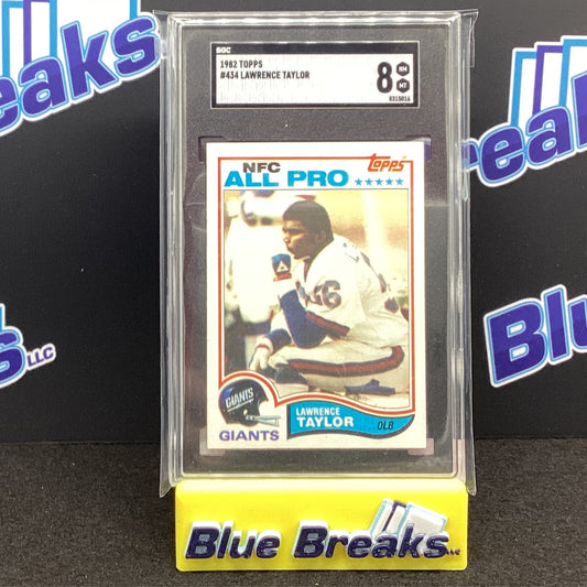 1982 Topps Lawrence Taylor #434 SGC 8