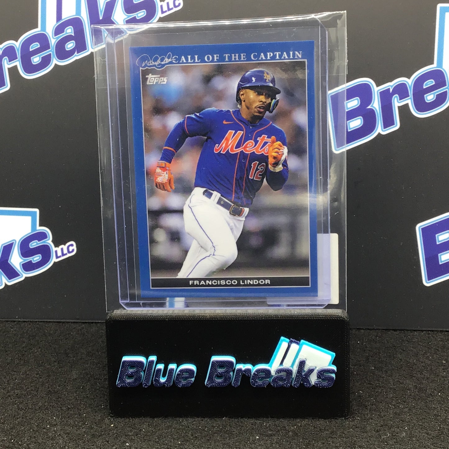 2022 Topps Call of the Captain x Derek Jeter Francisco Lindor 23/25 #26 Mets