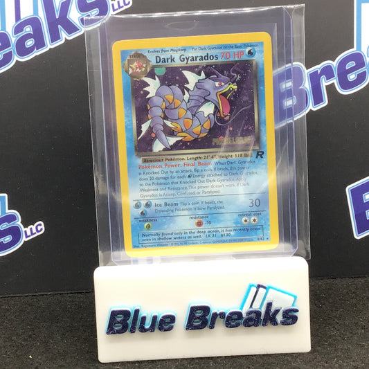 Pokémon Prerelease Team Rocket Dark Gyarados Holo
