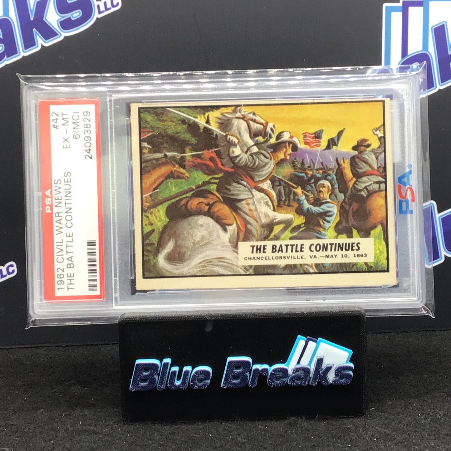 1962 Civil War News - The Battle Continues - #42 - PSA 6