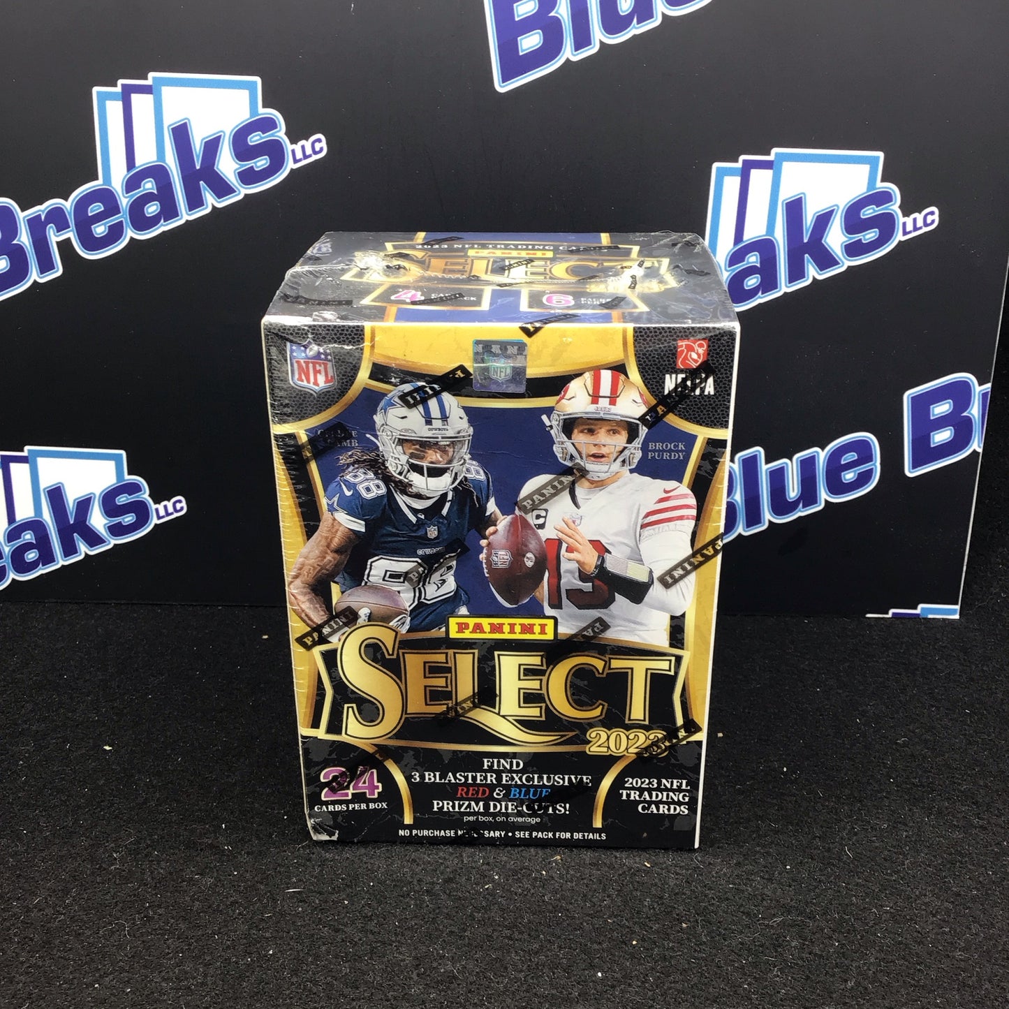 2023 Panini Select Football 6-Pack Blaster Box (Green & Yellow Prizms!) - Sealed Wax