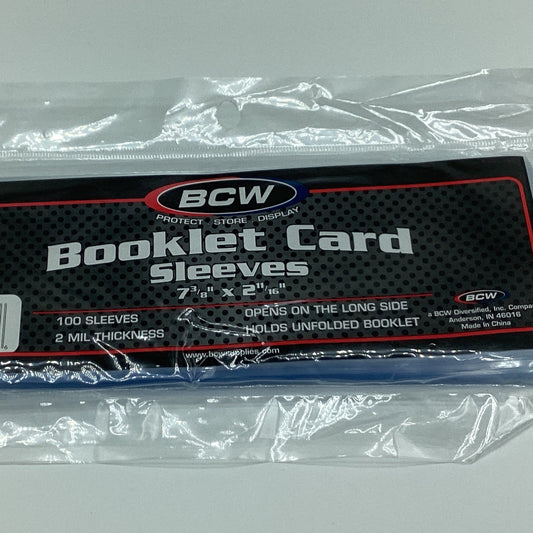 BCW Booklet Card Sleeves