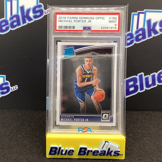 2018 Panini Donruss Optic - Michael Porter Jr - #182 PSA 9