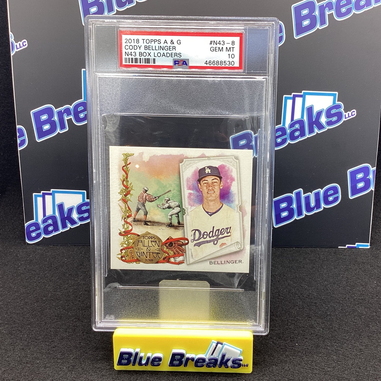 2018 Allen & Ginter - Cody Bellinger N43 - PSA 8 - Los Angeles Dodgers