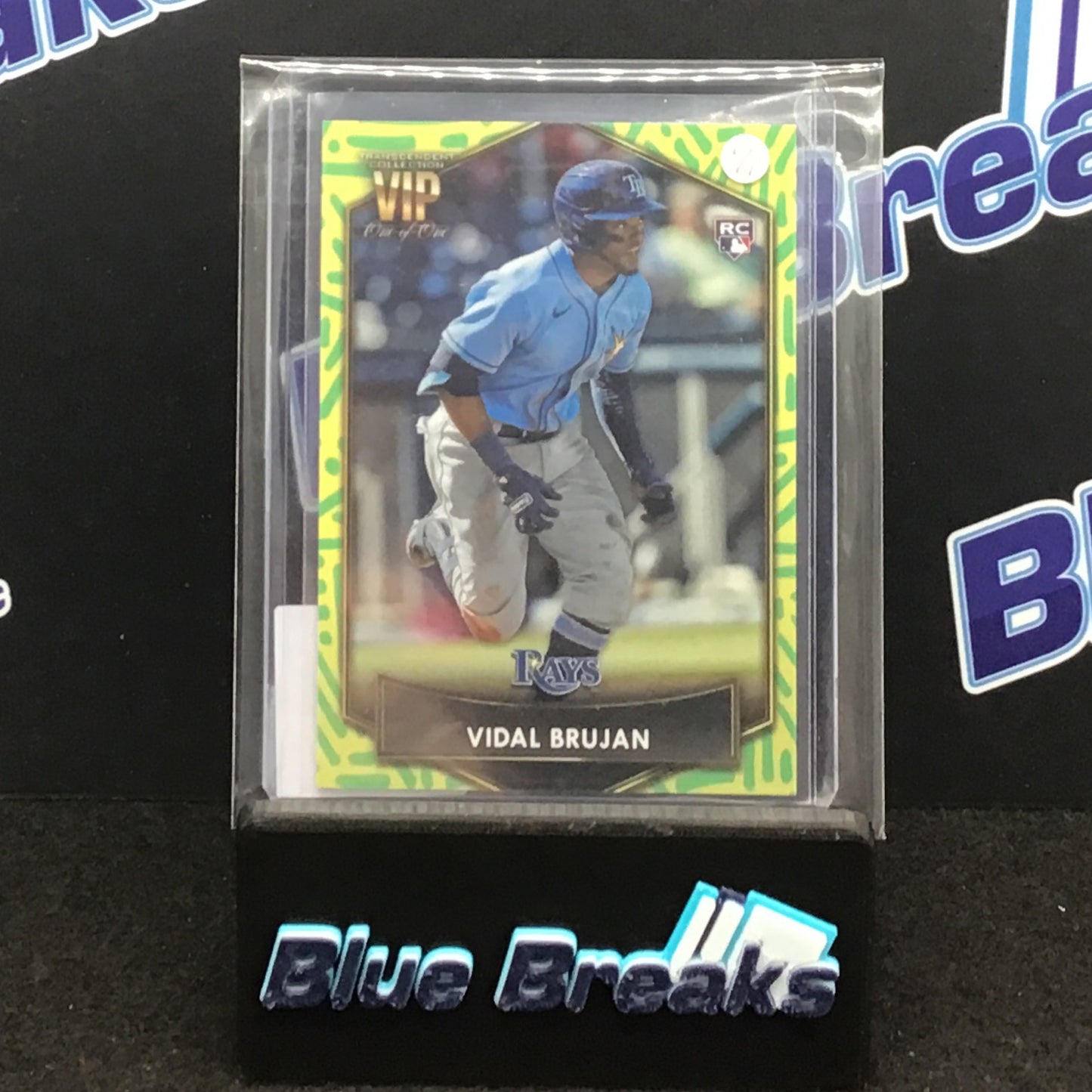 2022 Topps Transcendent Baseball VIP Party Vidal Brujan 1/1 #6 Rays