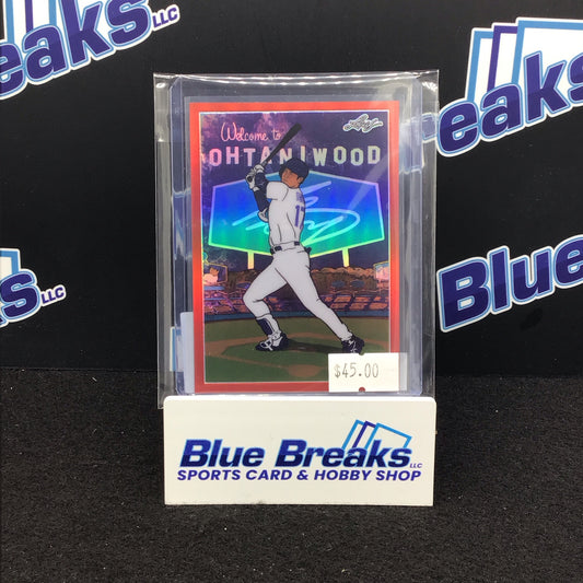 2024 Leaf Metallic Imaginations red Shohei Othani 2/199 #MI-14 Dodgers