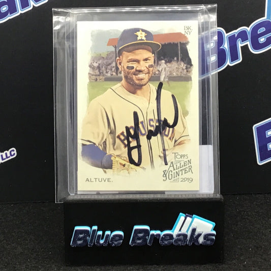 2019 Allen & Ginter Jose Altuve auto #28 Astros
