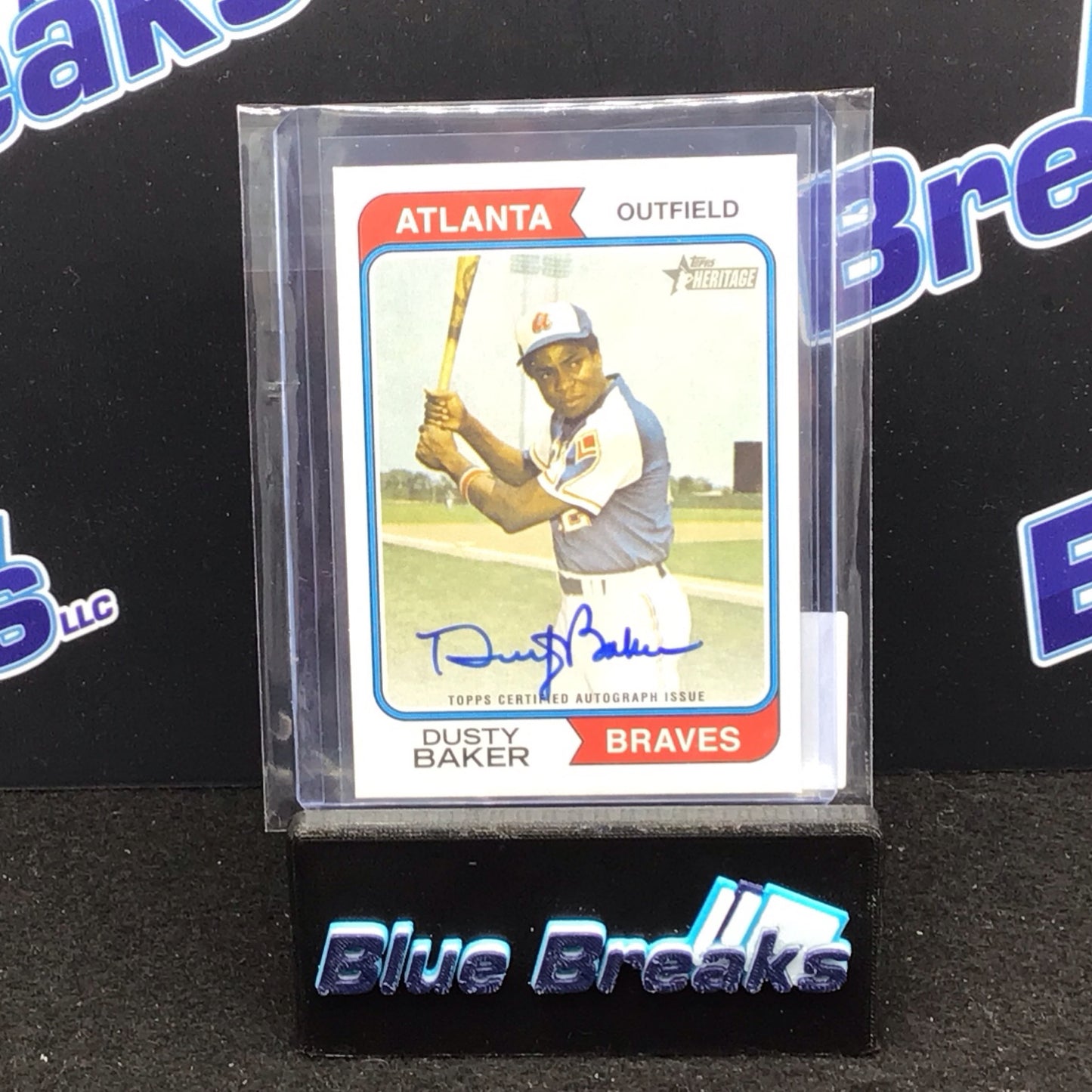 2023 Topps Heritage Dusty Baker Autograph #ROA-DBR Braves