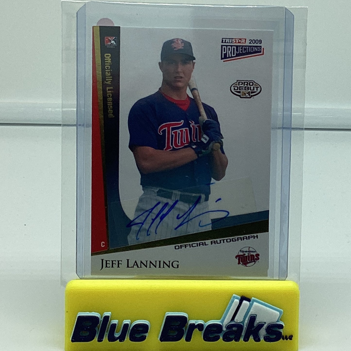 2009 Tri Star - Jeff Lanning auto 8/25 Twins