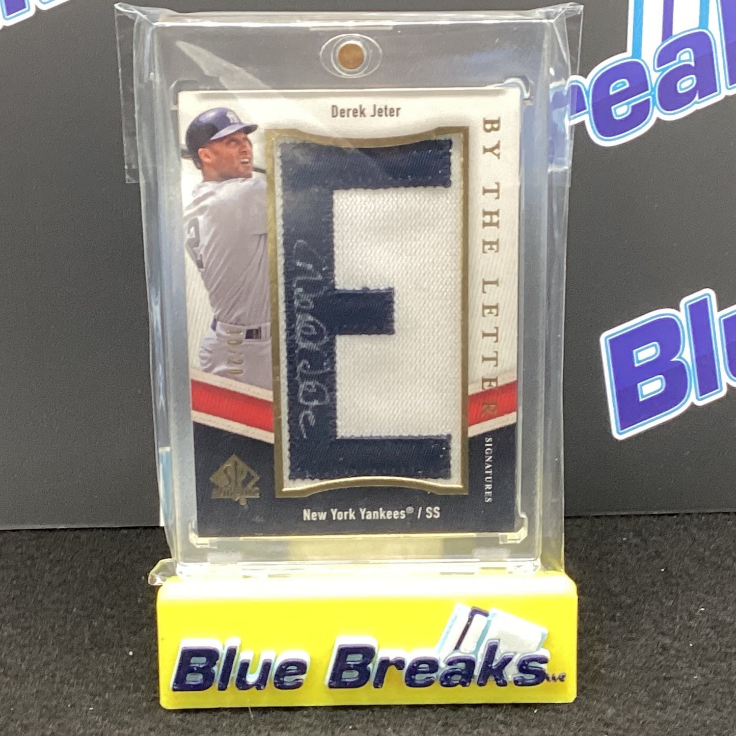 2009 Derek Jeter By the Letter 'E' 10/20