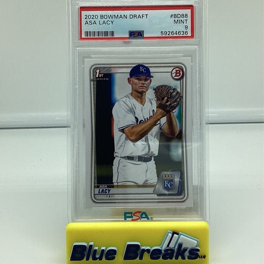 2020 Bowman Draft - Asa Lacy #BD88 PSA 9