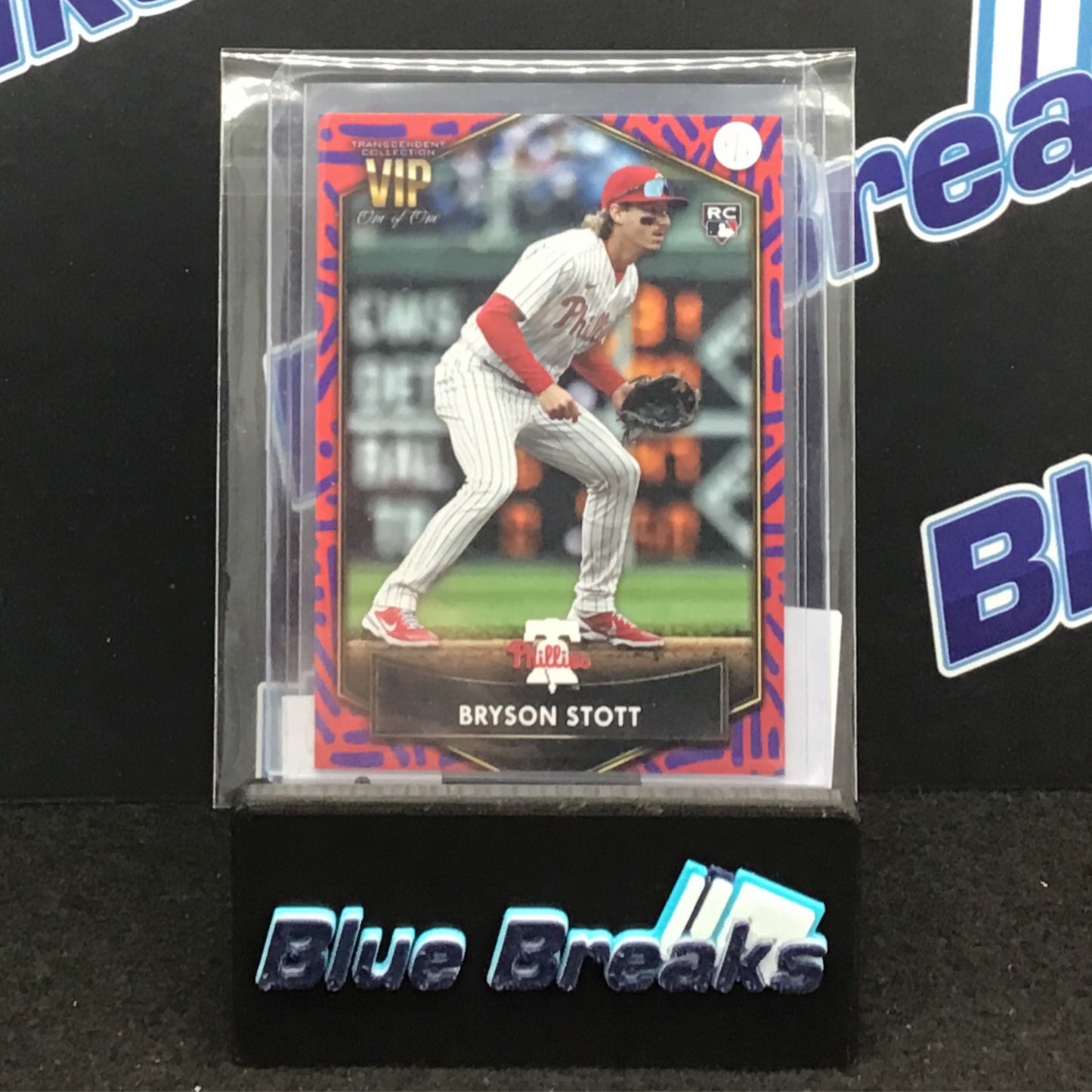 2022 Topps Transcendent Baseball VIP Party Bryson Stott 1/1 #110 Phillies
