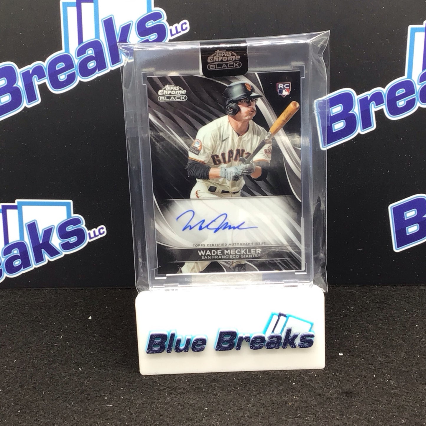 2024 Topps Chrome Black Wade Meckler auto RC #CBA-WM Giants