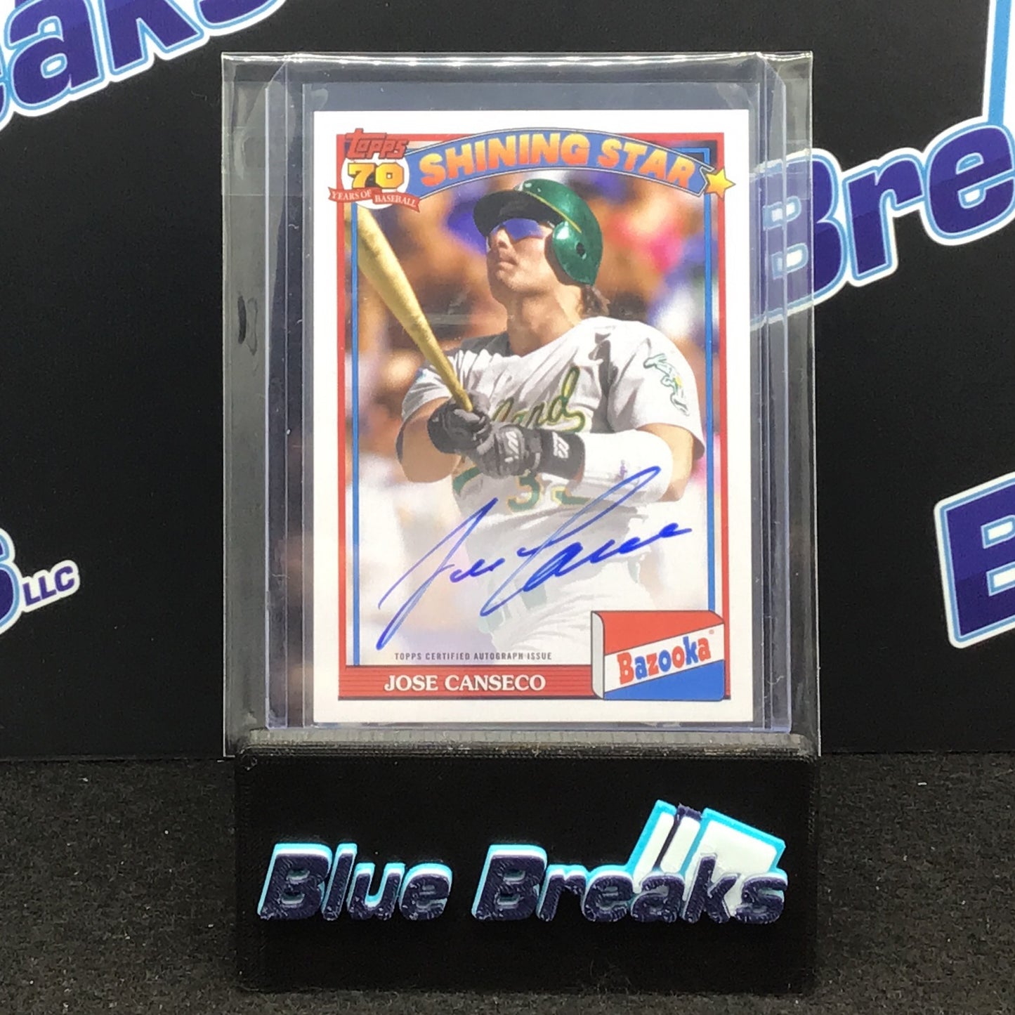 2021 Topps - Archives - Jose Canseco - Shining Star - Bazooka - Auto - Oakland Athletics -