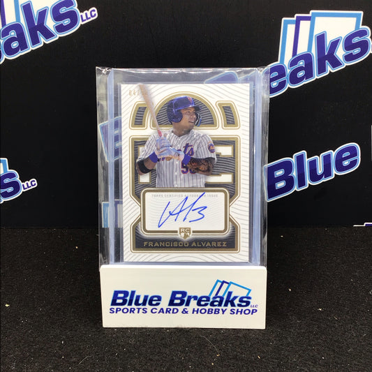 2023 Topps Definitive Rookie autograph Francisco Alvarez 04/50 #DRA-FA2 Mets