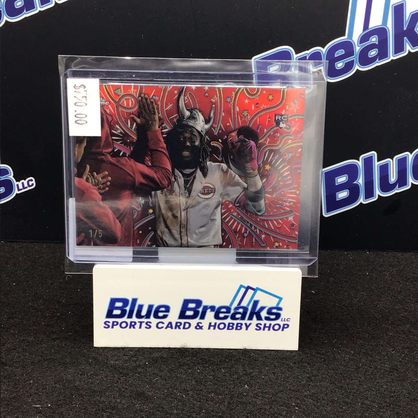 Elly De La Cruz 2024 Topps Chrome Celebración Red /5 SSP