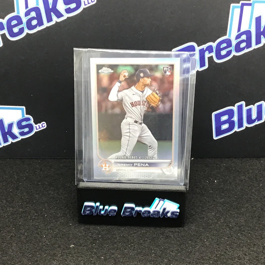 2022 Topps Chrome - Jeremy Pena - Silver - Rookie - Houston Astros - 119/299