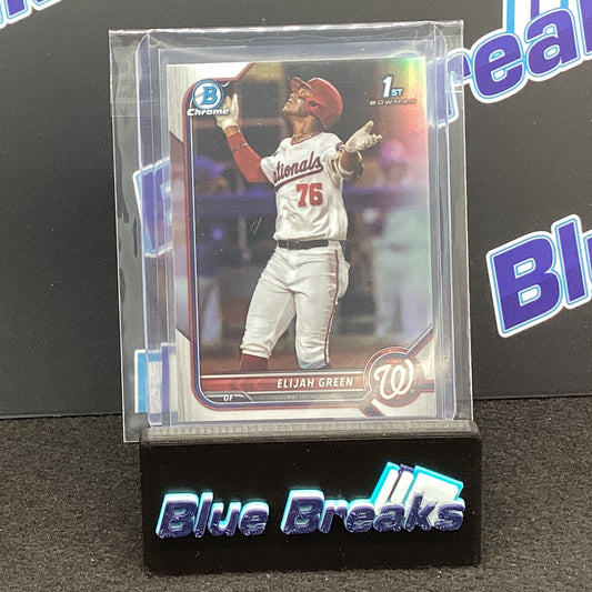 2022 Bowman Chrome 1st Bowman Refractor Elijah Green #BDC-23 Nationals