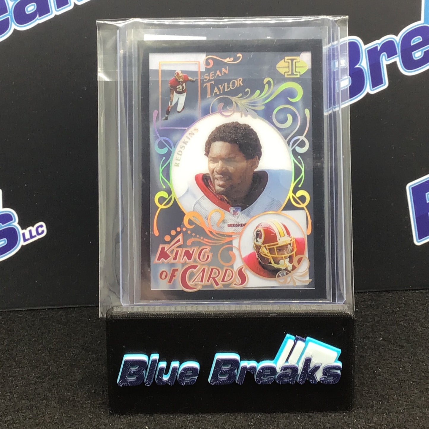 2021 Panini Illusions King of Cards Red Sean Taylor 29/50 #KC-20 Commanders