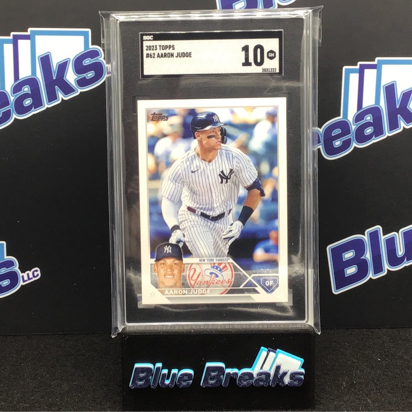 2023 Topps Series 1 Aaron Judge #62 SGC 10 Yankees