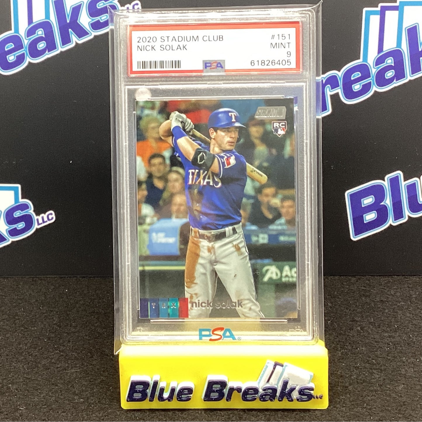 2020 Stadium Club Nick Solak PSA 9