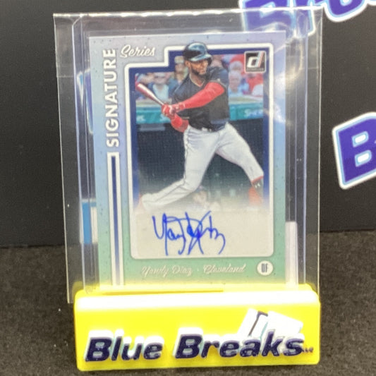 2017 Panini Donruss Signature Series Yandy Diaz SS2-YD
