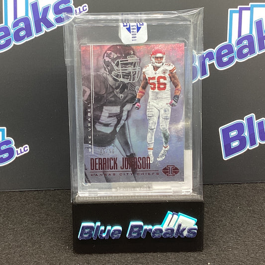 2017 Illusions Derrick Johnson Mike Vrabel 45/50 #69 Chiefs
