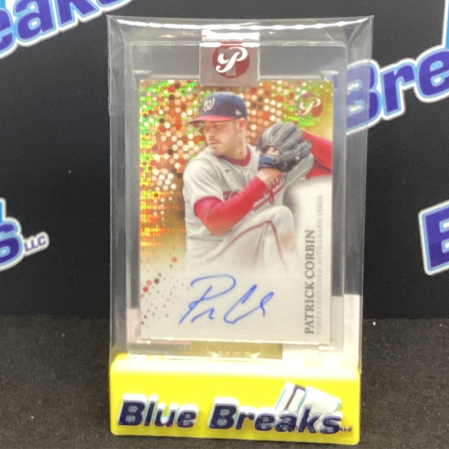 2022 Topps Pristine Gold Patrick Corbin encased auto 30/50