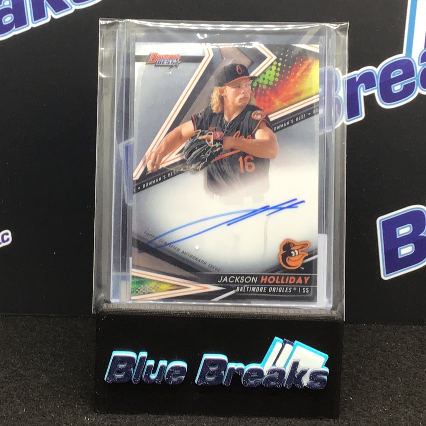 2022 Bowman's Best Jackson Holliday auto #B22-JH Orioles