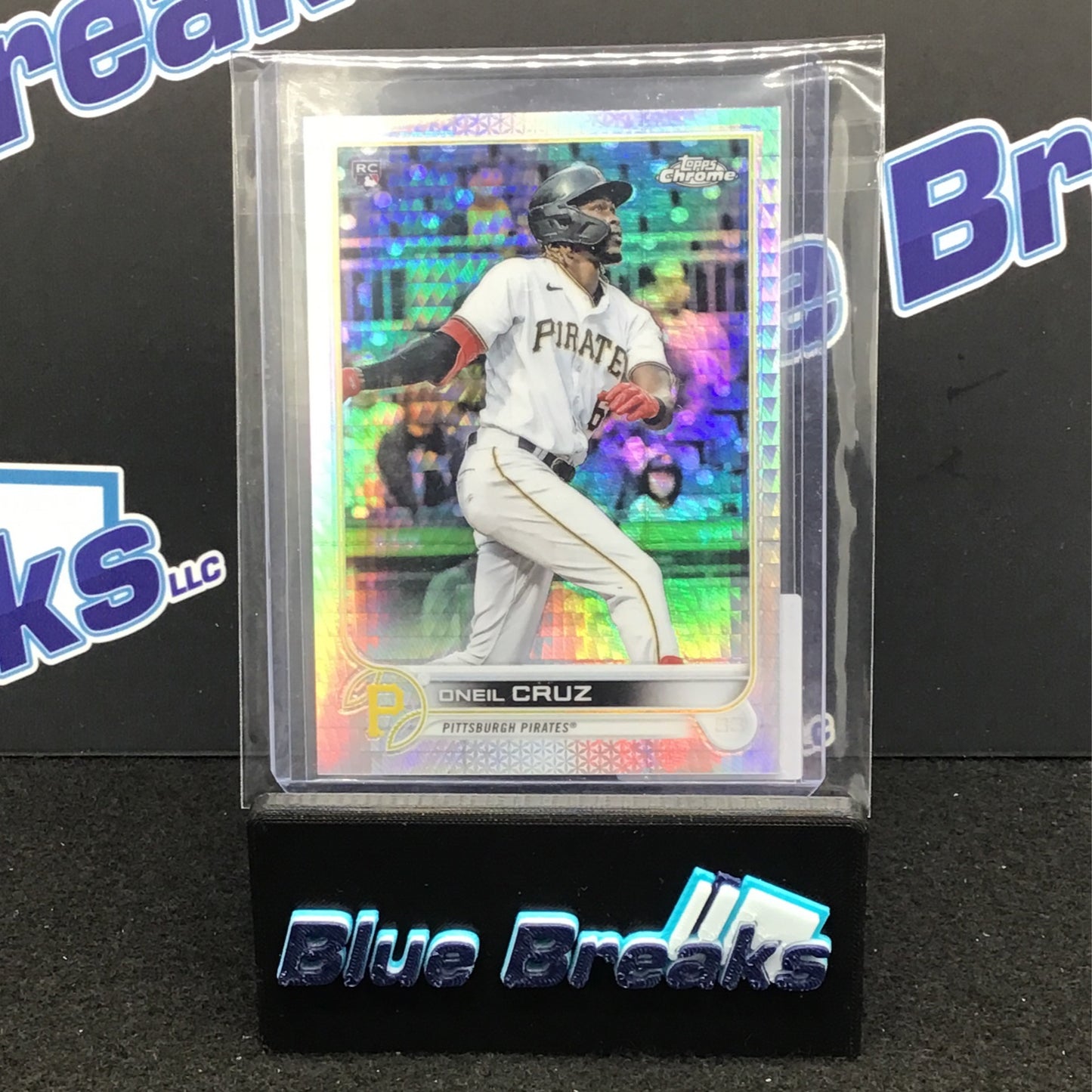 2022 Topps Chrome Mega Box Mojo Refractor Oneil Cruz RC #128 Pirates