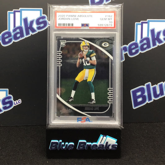2020 Panini Absolute - Jordan Love - #162 - Green Bay Packers - PSA 10