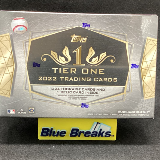 2022 Topps Tier One Hobby Box