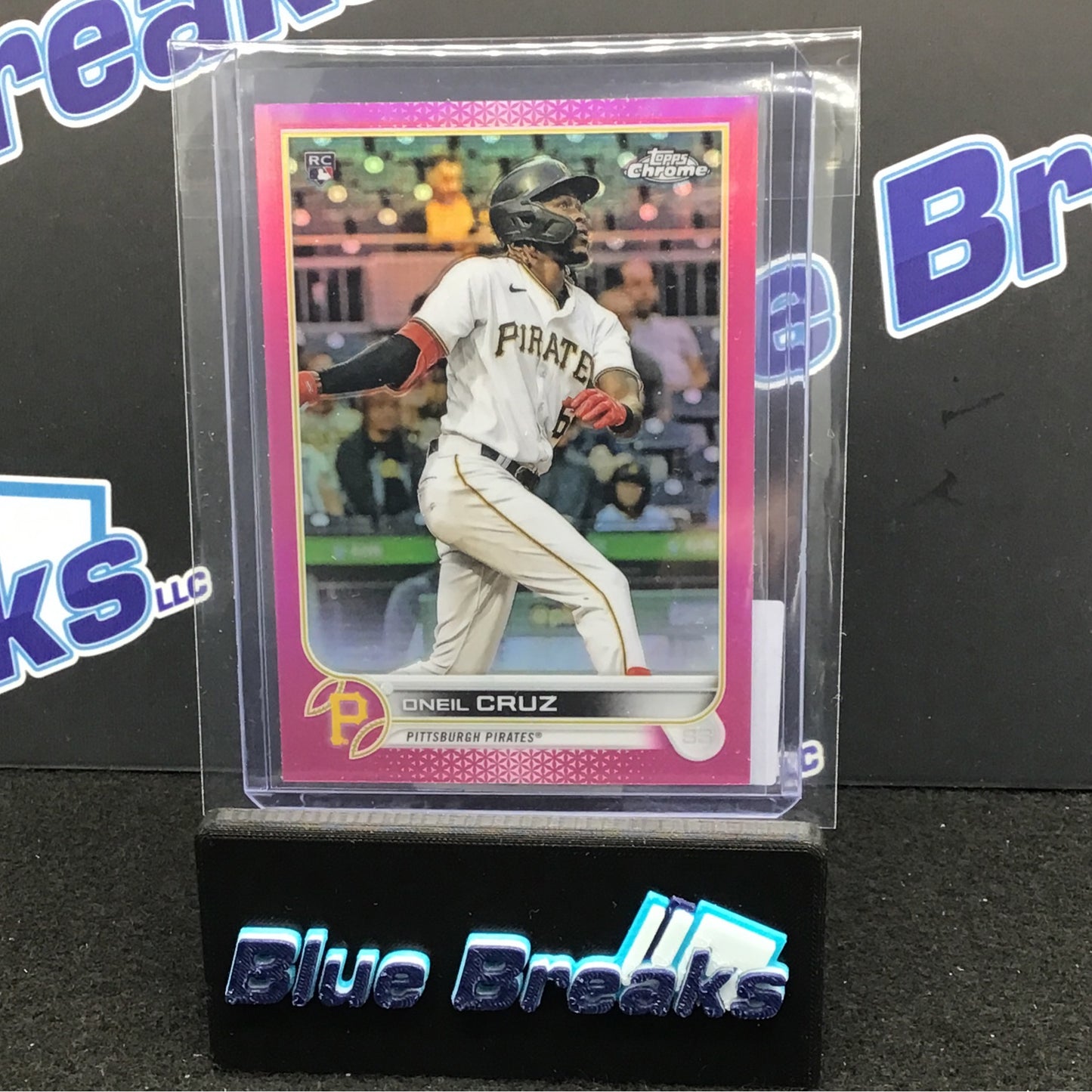 2022 Topps Chrome Pink Refractor Oneil Cruz RC #128 Pirates