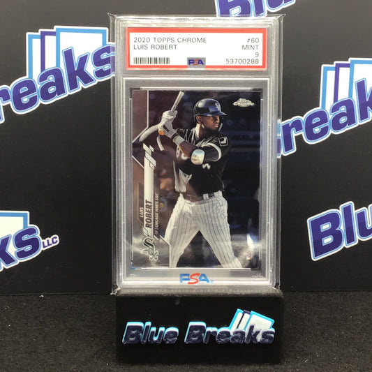 2020 Topps Chrome - Luis Robert - #60 - PSA 9 - Chicago White Sox