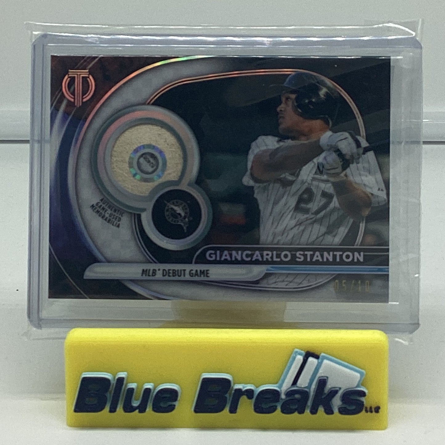 2022 Tribute - Giancarlo Stanton - First Ever MLB Hit Baseball /10