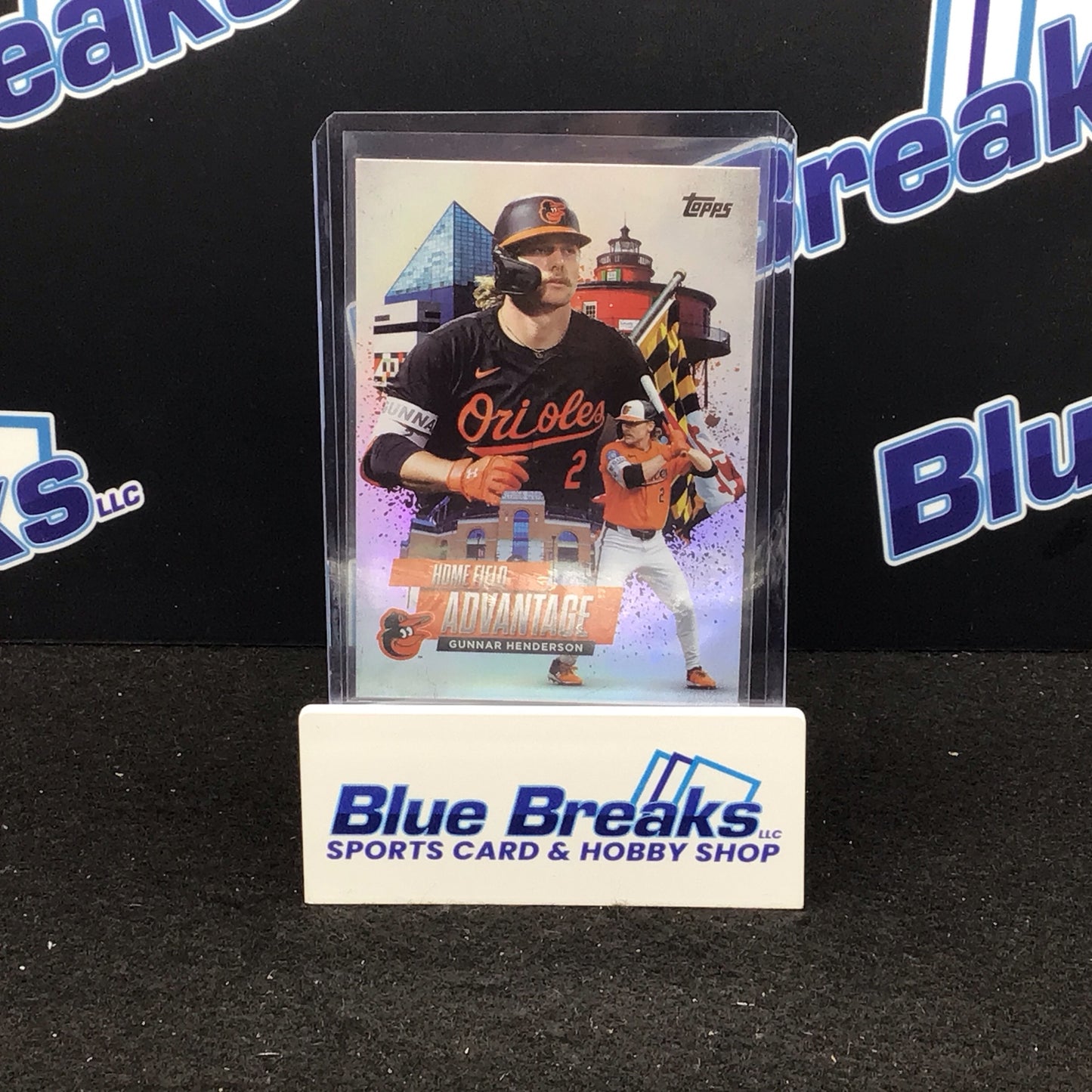 Gunnar Henderson 2025 Topps Series One Home Field Advantage HA-7 Orioles