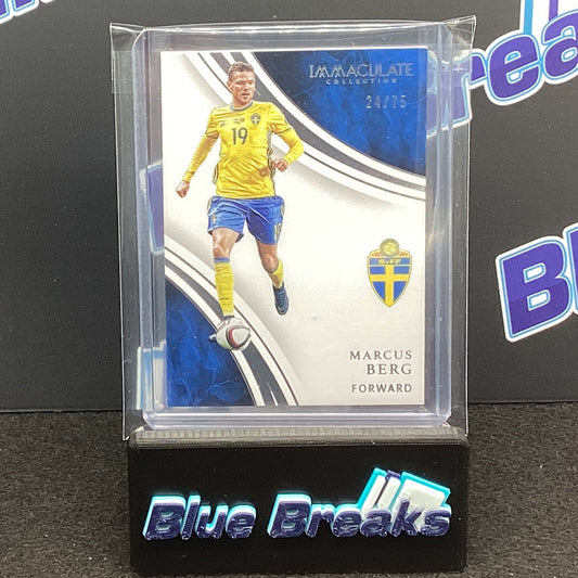 2017 Panini Immaculate Marcus Berg 24/75 #75 SVFF
