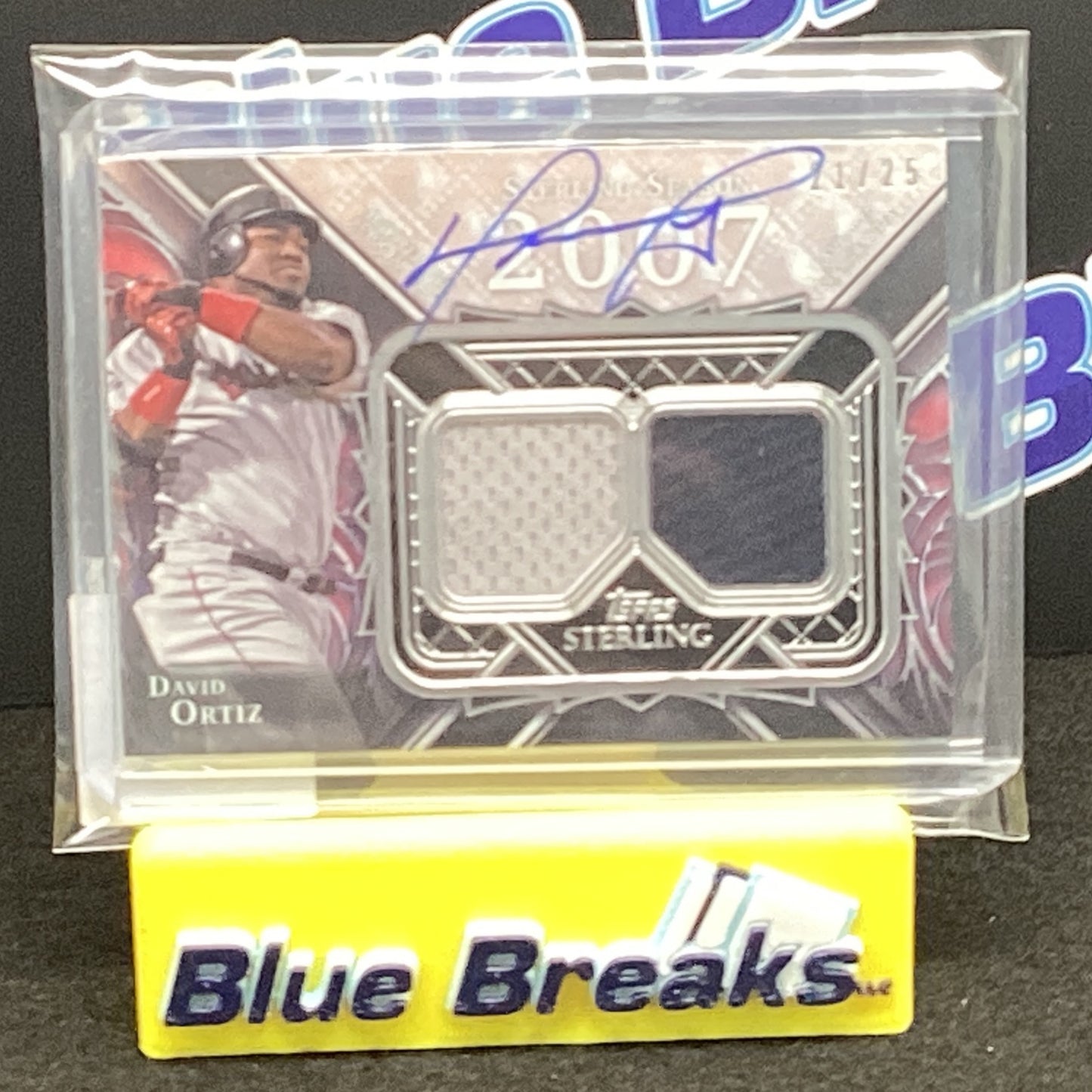 2022 Topps Sterling David Ortiz auto relic 21/25